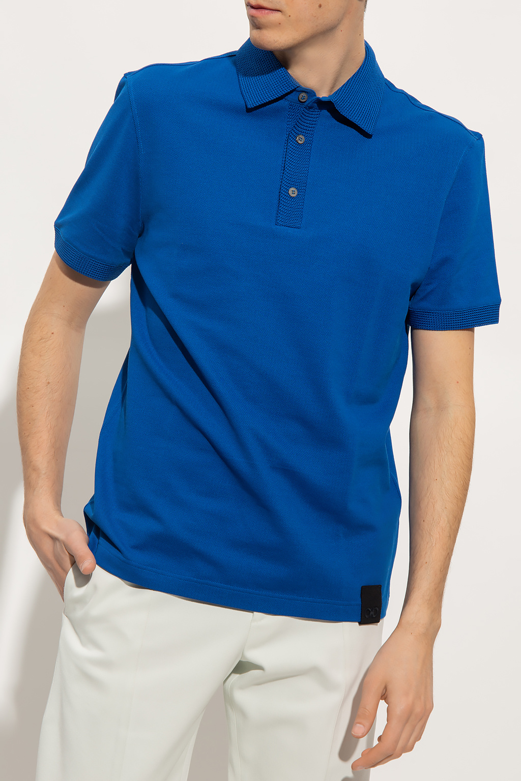 Salvatore Ferragamo polo hat shirt with logo