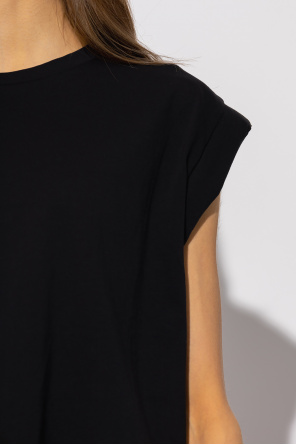 Missguided Stripe Frill Sleeve T Shirt Dress ‘Porter’ sleeveless T-shirt