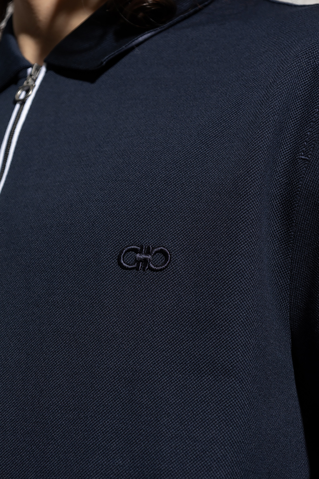 FERRAGAMO Polo shirt with logo