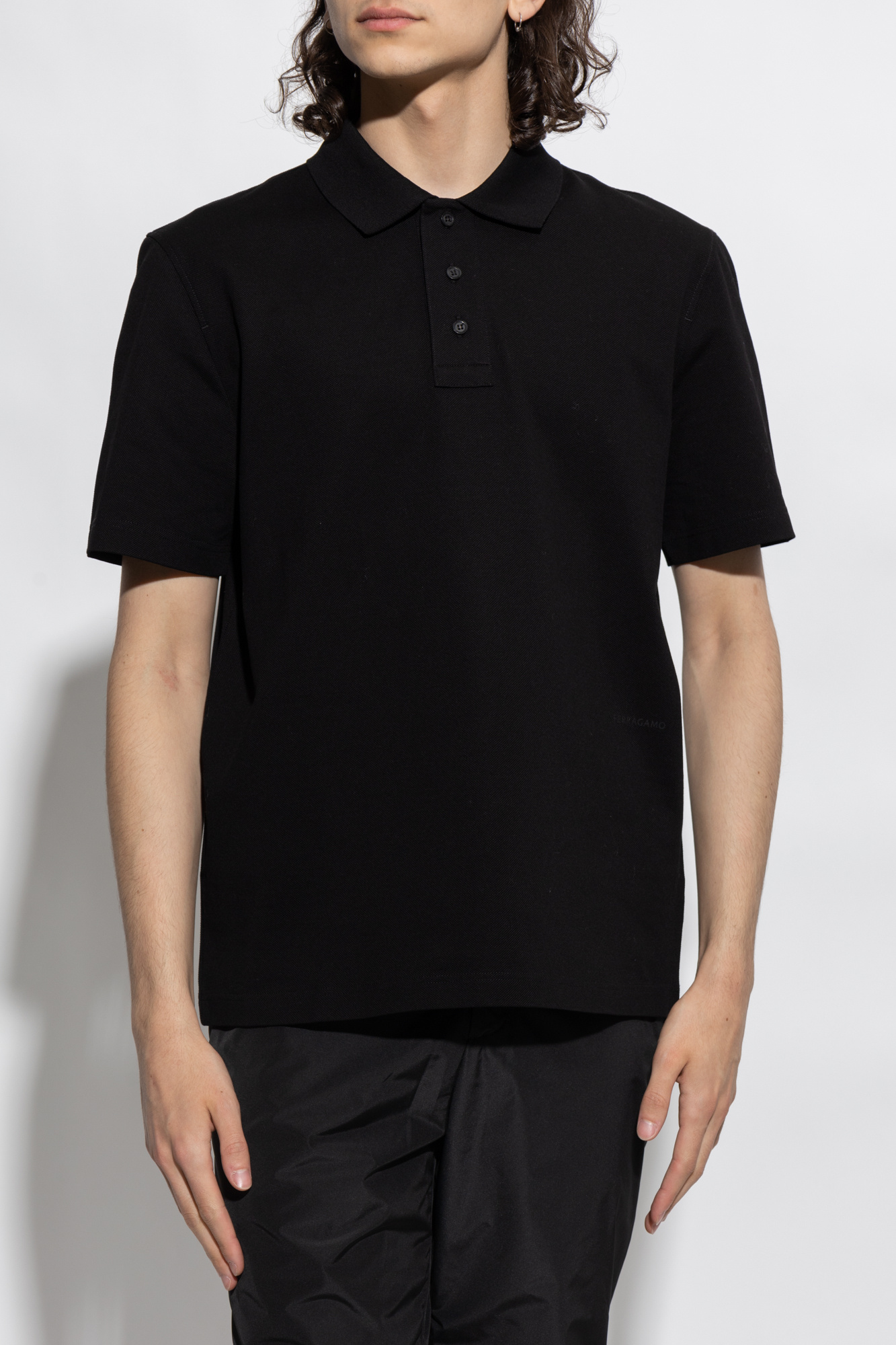 FERRAGAMO Polo shirt with logo