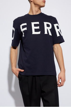 FERRAGAMO T-shirt z nadrukiem
