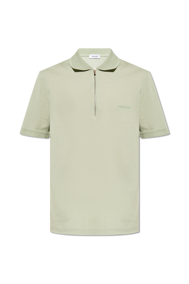 FERRAGAMO shore polo shirt with logo