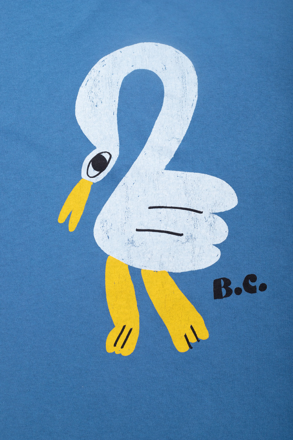 Bobo Choses MC2 Saint Barth Super Mario graphic-print T-shirt Svart Blu