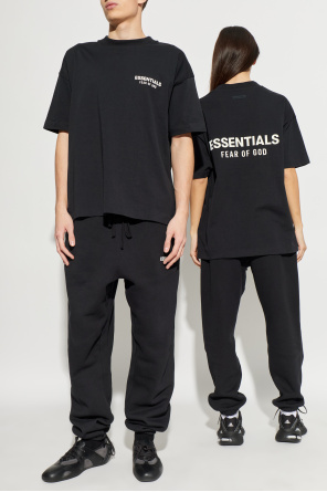 Fear Of God Essentials Camiseta de algodón con logo