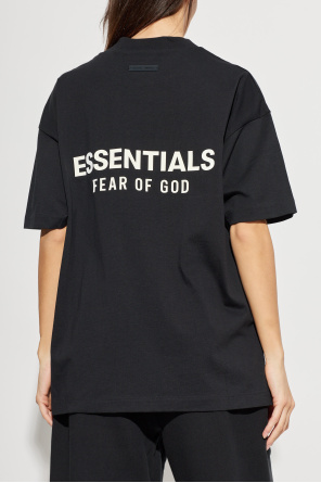 Fear Of God Essentials Camiseta de algodón con logo