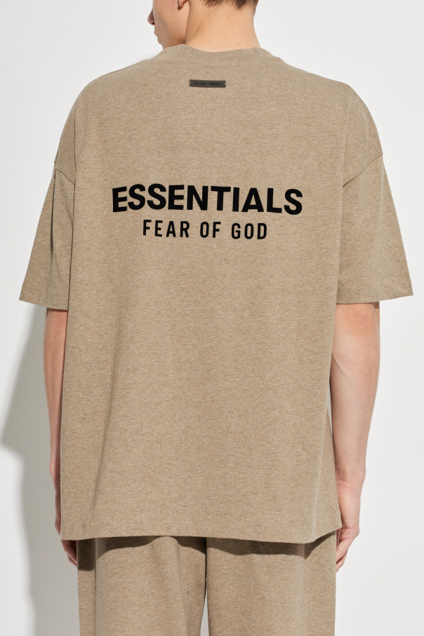 Fear Of God Essentials Camiseta de algodón con logotipo