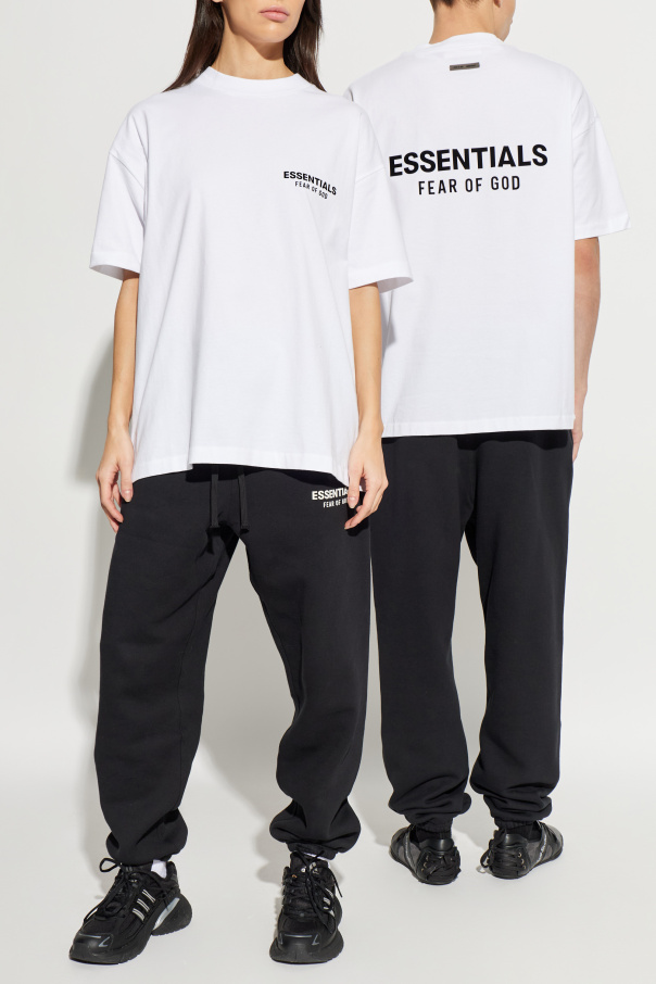 Fear Of God Essentials Camiseta de algodón con logo