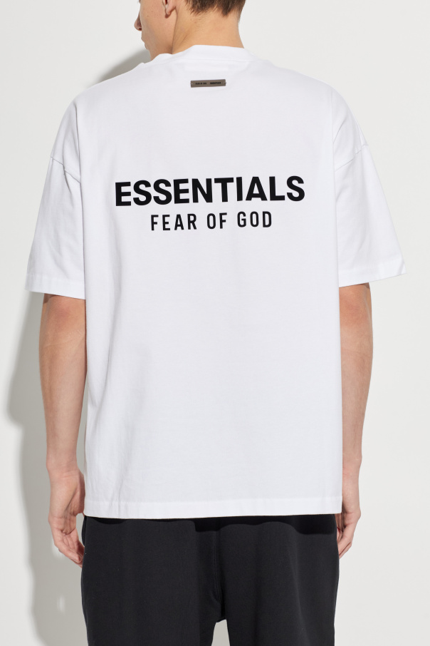 Fear Of God Essentials Camiseta de algodón con logo