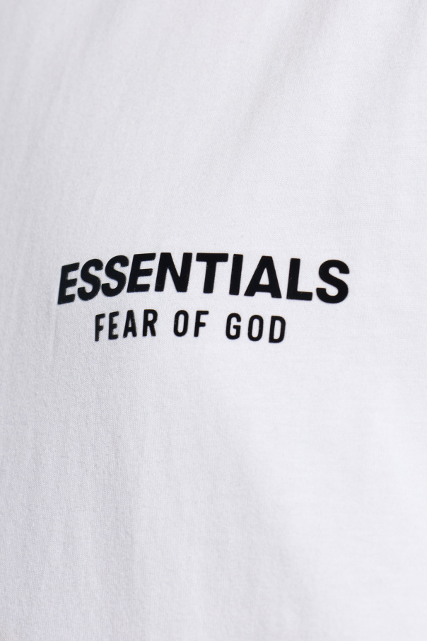 Fear Of God Essentials Camiseta de algodón con logo