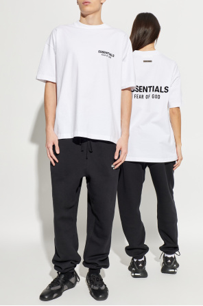 Fear Of God Essentials Camiseta de algodón con logo