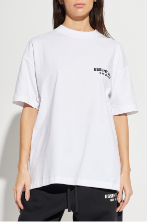 Fear Of God Essentials Camiseta de algodón con logo