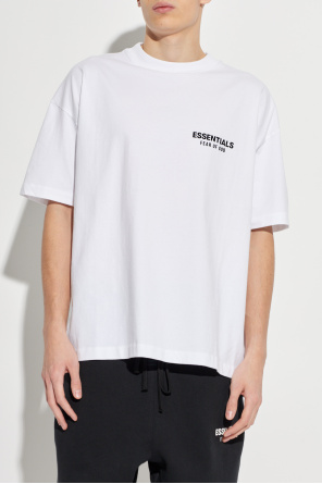 Fear Of God Essentials Camiseta de algodón con logo