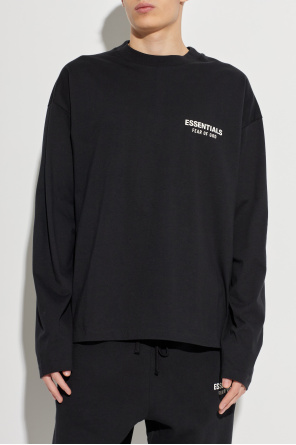 Fear Of God Essentials Baumwoll-T-Shirt mit langen Ärmeln