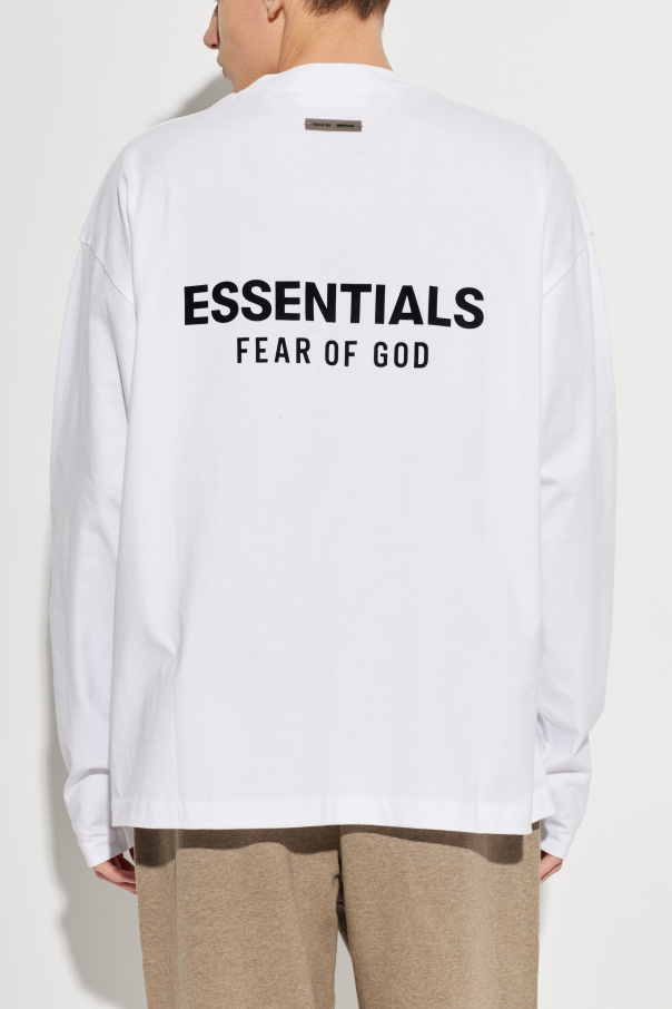 Fear Of God Essentials Camiseta de algodón de manga larga