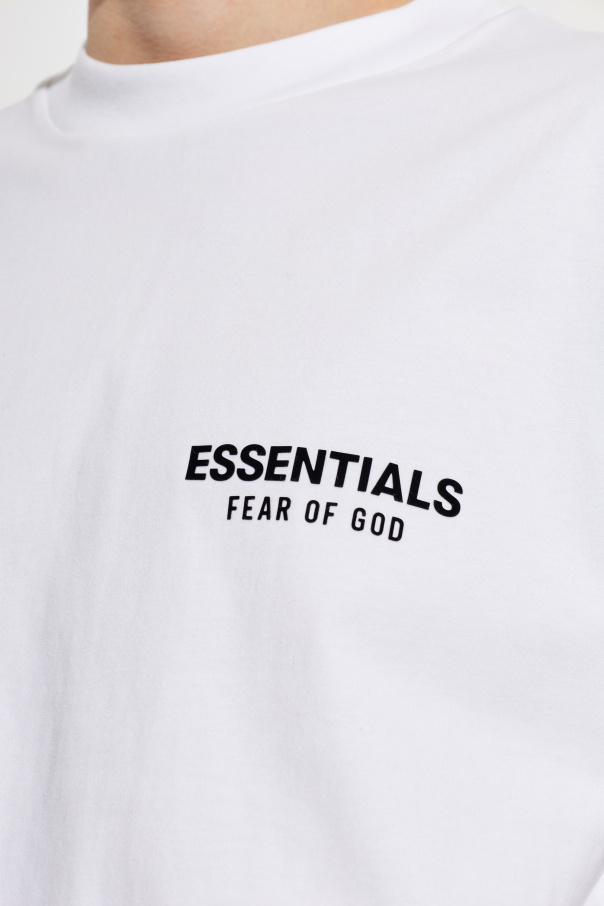 Fear Of God Essentials Camiseta de algodón de manga larga