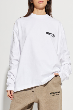 Fear Of God Essentials Camiseta de algodón de manga larga
