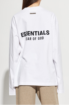 Fear Of God Essentials Camiseta de algodón de manga larga