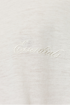 Fear Of God Essentials T-shirt com logótipo