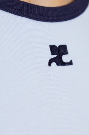 Courrèges T-shirt with logo