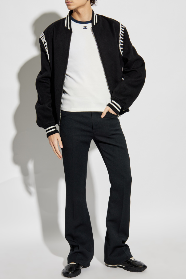 Courrèges Camiseta con logo