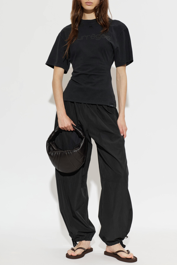 Courrèges T-shirt with printed logo