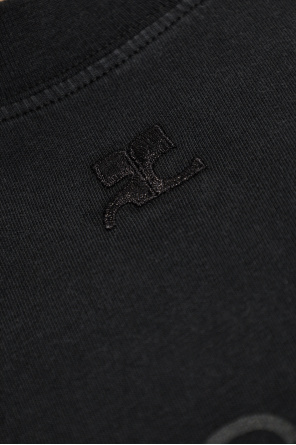 Courrèges T-shirt with printed logo