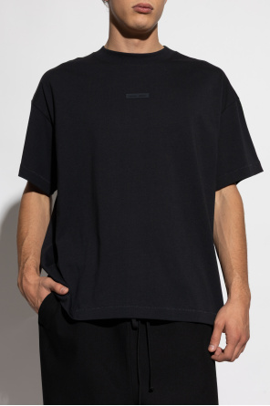 Fear Of God Essentials T-shirt z naszywką z logo