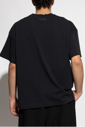 Fear Of God Essentials T-shirt z naszywką z logo