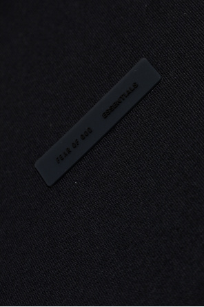 Fear Of God Essentials T-shirt z naszywką z logo