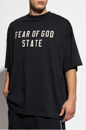 Fear Of God Essentials Camiseta con logotipo estampado