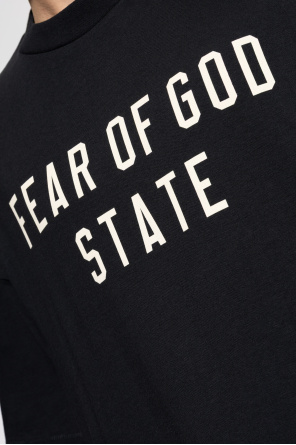 Fear Of God Essentials Camiseta con logotipo estampado