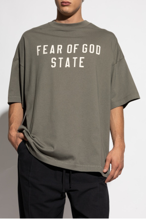Fear Of God Essentials T-shirt with printed logo