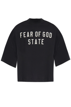 T-shirt with printed logo