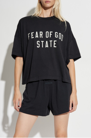 Fear Of God Essentials Camiseta con logo estampado