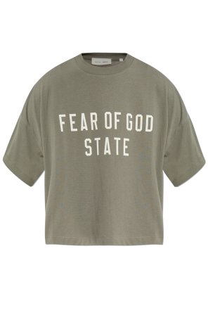 T-shirt with printed logo