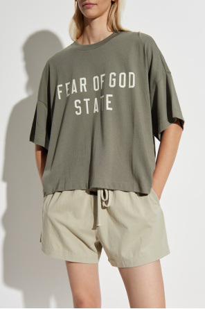 Fear Of God Essentials T-shirt with printed logo