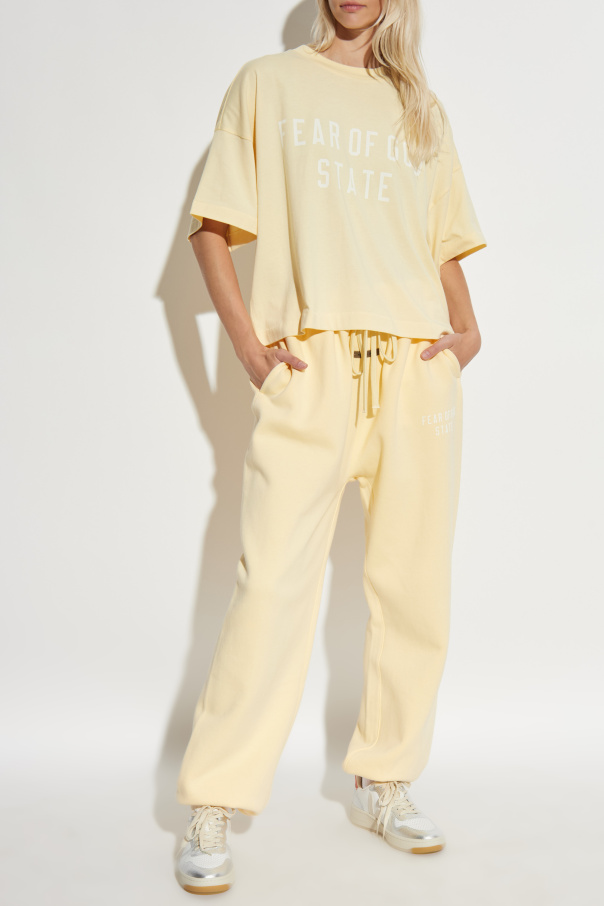 Fear Of God Essentials T-Shirt mit aufgedrucktem Logo