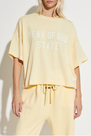 Fear Of God Essentials T-Shirt mit aufgedrucktem Logo
