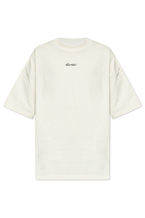 T-shirt with embroidered logo