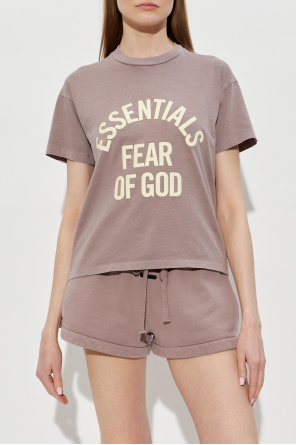 Fear Of God Essentials T-shirt with printed logo