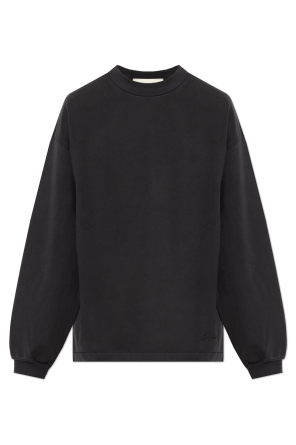 Sweatshirt with a crew neckline