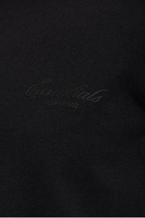 Fear Of God Essentials T-shirt z wyszytym logo