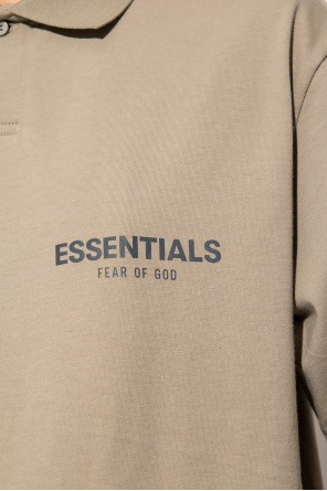 Fear Of God Essentials amp polo shirt with logo