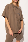 Fear Of God Essentials BROWN Polo shirt with logo