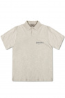 Fear Of God Essentials cream Polo shirt with logo
