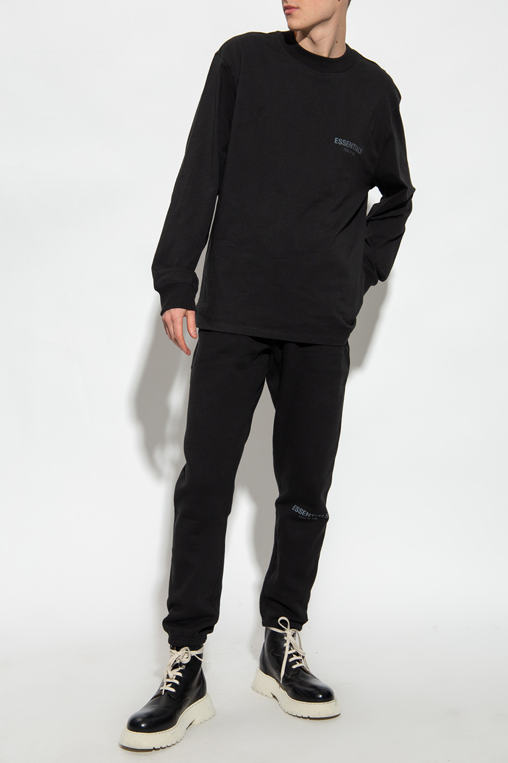 Fear Of God Essentials Tall Worldwide Dove Zip Through Hoodie |  EdifactoryShops | Templa graphic-print fleece hoodie Schwarz | Men's  Clothing