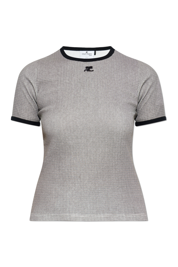 Top with houndstooth pattern od Courrèges