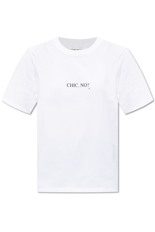 Victoria Beckham T-shirt z nadrukiem