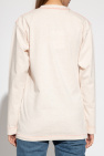 Victoria Victoria Beckham cream T-shirt with logo
