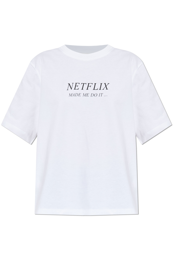 T-shirt with print od Victoria Beckham